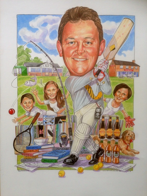 Sports caricatures