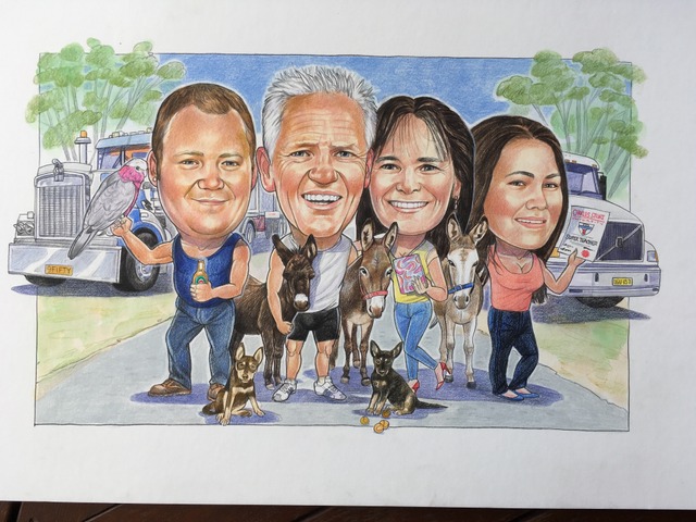 Family Caricature