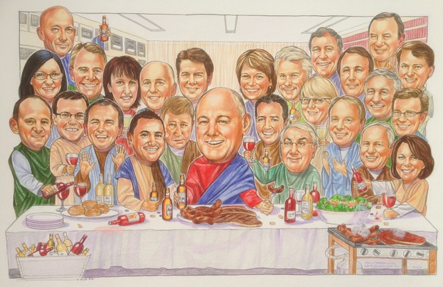 National Party Canberra Group Caricature